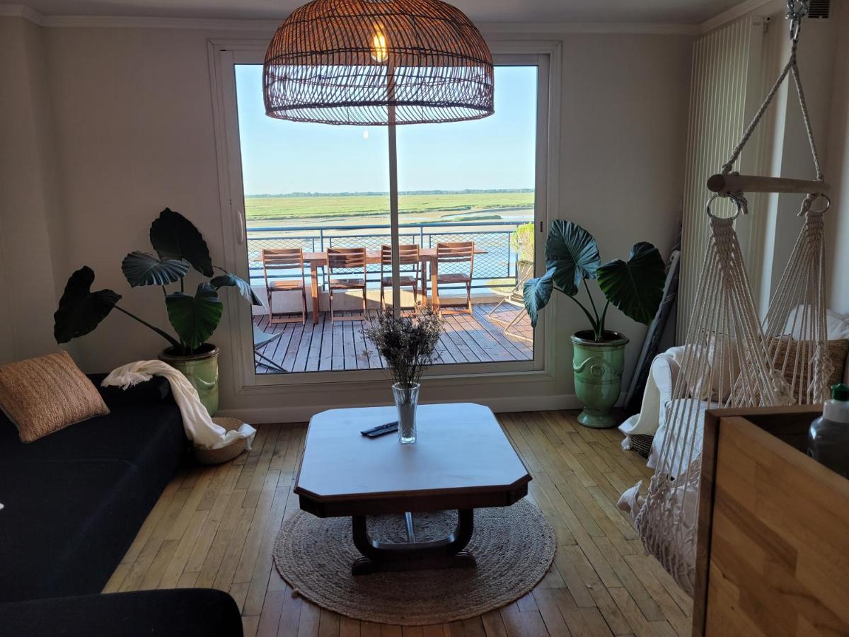 Vue Et Terrasse Panoramique Sur La Baie De Somme Saint-Valery-sur-Somme Exterior foto
