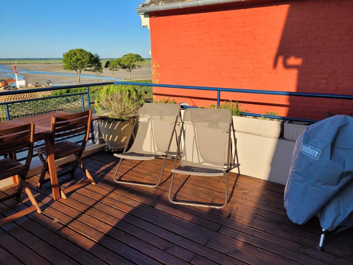 Vue Et Terrasse Panoramique Sur La Baie De Somme Saint-Valery-sur-Somme Exterior foto
